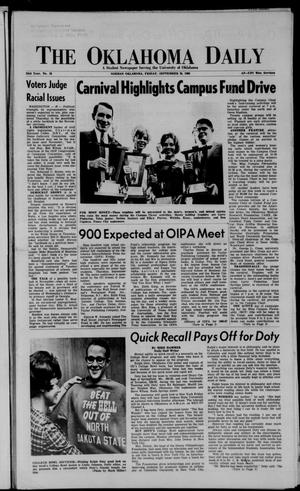 The Oklahoma Daily (Norman, Okla.), Vol. 53, No. 18, Ed. 1 Friday, September 30, 1966