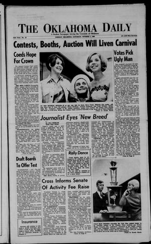 The Oklahoma Daily (Norman, Okla.), Vol. 53, No. 19, Ed. 1 Saturday, October 1, 1966