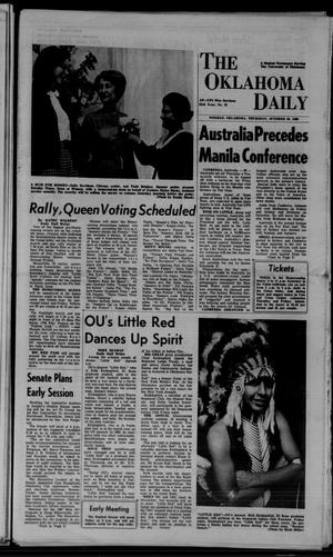 The Oklahoma Daily (Norman, Okla.), Vol. 53, No. 32, Ed. 1 Thursday, October 20, 1966