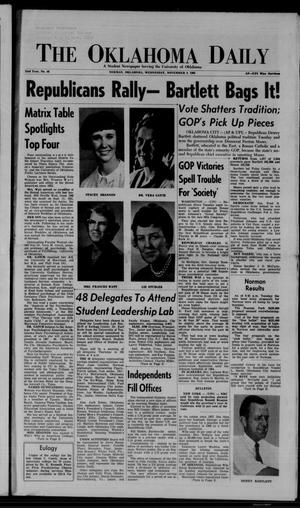 The Oklahoma Daily (Norman, Okla.), Vol. 53, No. 46, Ed. 1 Wednesday, November 9, 1966