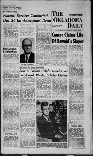 The Oklahoma Daily (Norman, Okla.), Vol. 53, No. 72, Ed. 1 Wednesday, January 4, 1967