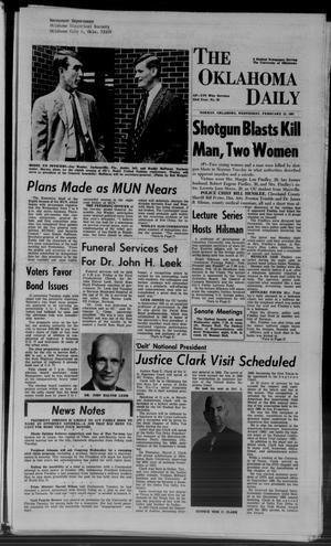 The Oklahoma Daily (Norman, Okla.), Vol. 53, No. 93, Ed. 1 Wednesday, February 15, 1967