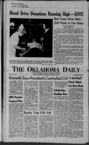The Oklahoma Daily (Norman, Okla.), Vol. 53, No. 98, Ed. 1 Wednesday, February 22, 1967