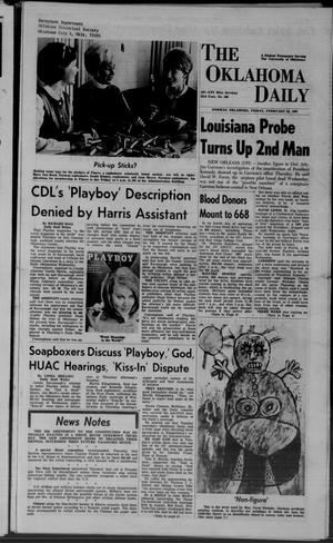 The Oklahoma Daily (Norman, Okla.), Vol. 53, No. 100, Ed. 1 Friday, February 24, 1967