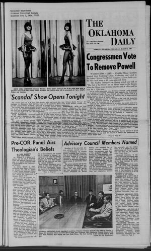 The Oklahoma Daily (Norman, Okla.), Vol. 53, No. 106, Ed. 1 Thursday, March 2, 1967