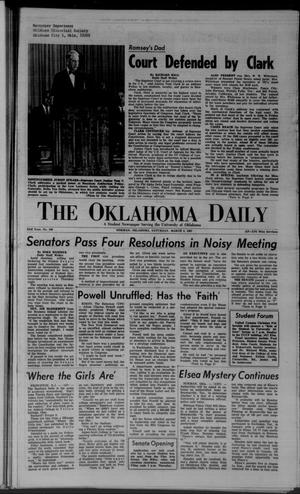 The Oklahoma Daily (Norman, Okla.), Vol. 53, No. 106, Ed. 1 Saturday, March 4, 1967