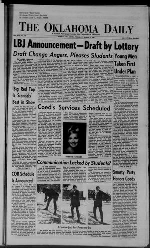 The Oklahoma Daily (Norman, Okla.), Vol. 53, No. 107, Ed. 1 Tuesday, March 7, 1967