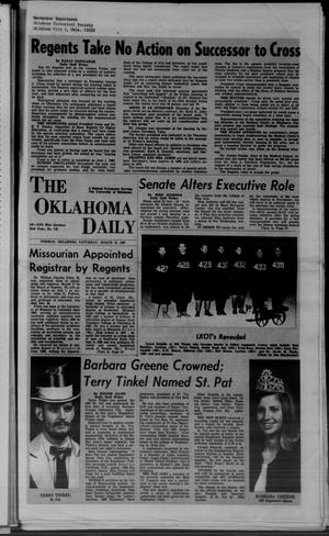 The Oklahoma Daily (Norman, Okla.), Vol. 53, No. 116, Ed. 1 Saturday, March 18, 1967