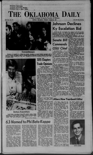 The Oklahoma Daily (Norman, Okla.), Vol. 53, No. 117, Ed. 1 Tuesday, March 21, 1967