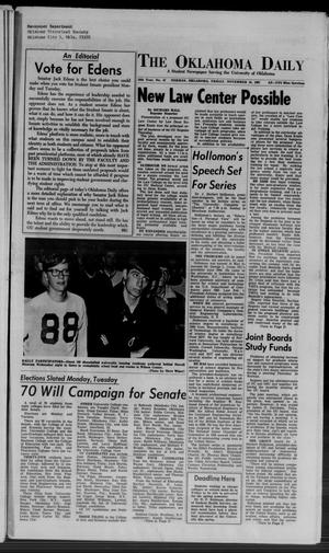 The Oklahoma Daily (Norman, Okla.), Vol. 54, No. 47, Ed. 1 Friday, November 10, 1967