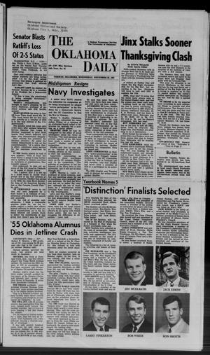 The Oklahoma Daily (Norman, Okla.), Vol. 54, No. 55, Ed. 1 Wednesday, November 22, 1967