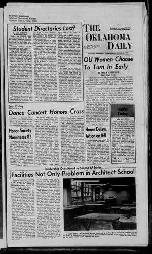 The Oklahoma Daily (Norman, Okla.), Vol. 54, No. 115, Ed. 1 Wednesday, March 20, 1968