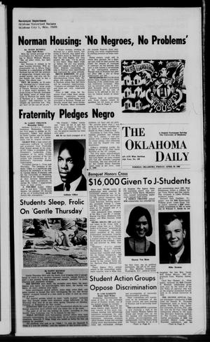 The Oklahoma Daily (Norman, Okla.), Vol. 54, No. 136, Ed. 1 Friday, April 26, 1968