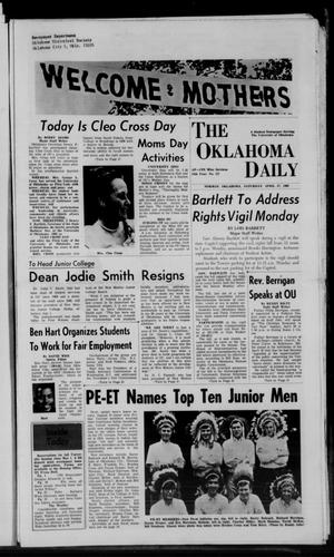 The Oklahoma Daily (Norman, Okla.), Vol. 54, No. 137, Ed. 1 Saturday, April 27, 1968