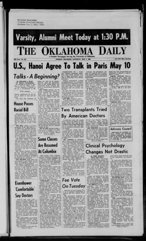 The Oklahoma Daily (Norman, Okla.), Vol. 54, No. 143, Ed. 1 Saturday, May 4, 1968