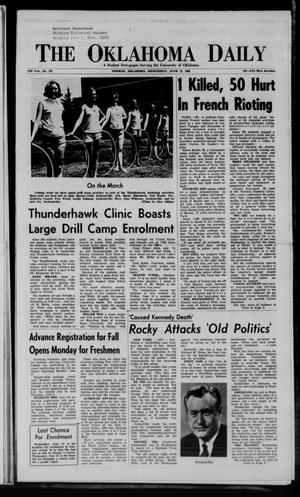 The Oklahoma Daily (Norman, Okla.), Vol. 54, No. 159, Ed. 1 Wednesday, June 12, 1968