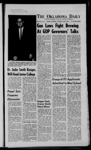 The Oklahoma Daily (Norman, Okla.), Vol. 54, No. 162, Ed. 1 Saturday, June 15, 1968
