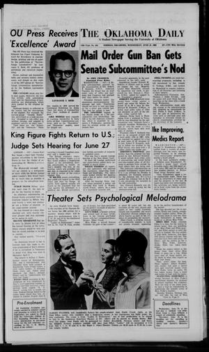 The Oklahoma Daily (Norman, Okla.), Vol. 54, No. 164, Ed. 1 Wednesday, June 19, 1968