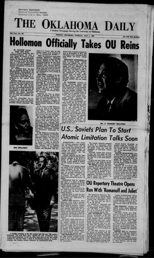 The Oklahoma Daily (Norman, Okla.), Vol. 54, No. 173, Ed. 1 Tuesday, July 2, 1968
