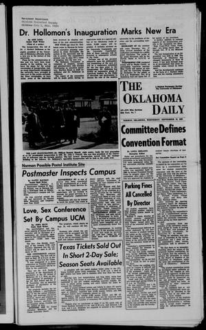 The Oklahoma Daily (Norman, Okla.), Vol. 55, No. 7, Ed. 1 Wednesday, September 18, 1968