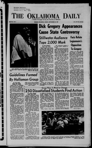 The Oklahoma Daily (Norman, Okla.), Vol. 55, No. 9, Ed. 1 Friday, September 20, 1968