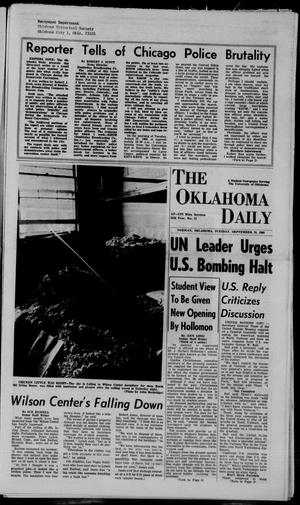 The Oklahoma Daily (Norman, Okla.), Vol. 55, No. 11, Ed. 1 Tuesday, September 24, 1968