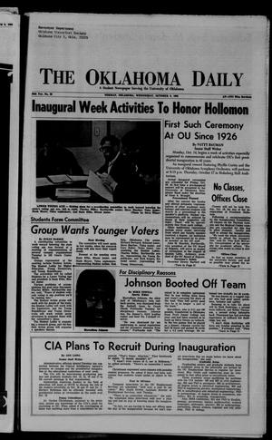 The Oklahoma Daily (Norman, Okla.), Vol. 55, No. 22, Ed. 1 Wednesday, October 9, 1968