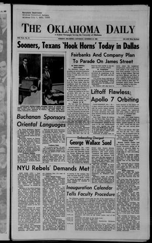 The Oklahoma Daily (Norman, Okla.), Vol. 55, No. 25, Ed. 1 Saturday, October 12, 1968