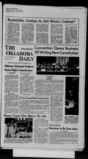 The Oklahoma Daily (Norman, Okla.), Vol. 55, No. 44, Ed. 1 Friday, November 8, 1968