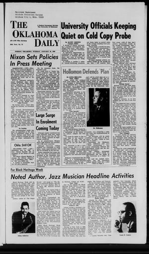 The Oklahoma Daily (Norman, Okla.), Vol. 1, No. 78, Ed. 1 Tuesday, January 28, 1969