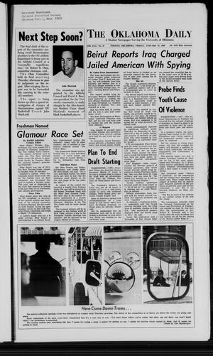 Primary view of object titled 'The Oklahoma Daily (Norman, Okla.), Vol. 1, No. 81, Ed. 1 Friday, January 31, 1969'.