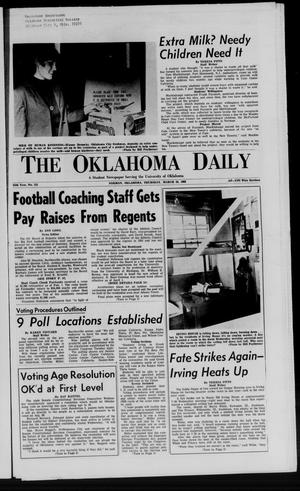The Oklahoma Daily (Norman, Okla.), Vol. 1, No. 115, Ed. 1 Thursday, March 20, 1969