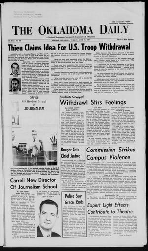 The Oklahoma Daily (Norman, Okla.), Vol. 1, No. 158, Ed. 1 Tuesday, June 10, 1969