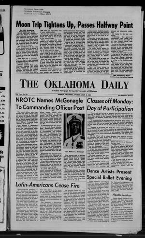 The Oklahoma Daily (Norman, Okla.), Vol. 55, No. 184, Ed. 1 Friday, July 18, 1969