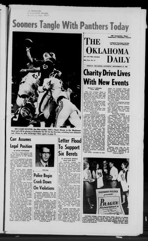 The Oklahoma Daily (Norman, Okla.), Vol. 56, No. 15, Ed. 1 Saturday, September 27, 1969