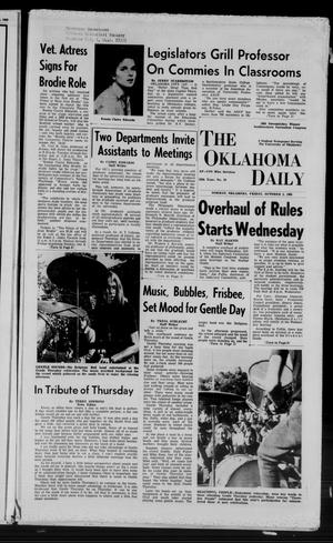 The Oklahoma Daily (Norman, Okla.), Vol. 56, No. 19, Ed. 1 Friday, October 3, 1969