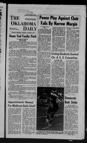 The Oklahoma Daily (Norman, Okla.), Vol. 56, No. 38, Ed. 1 Thursday, October 30, 1969