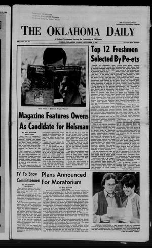 The Oklahoma Daily (Norman, Okla.), Vol. 56, No. 44, Ed. 1 Friday, November 7, 1969
