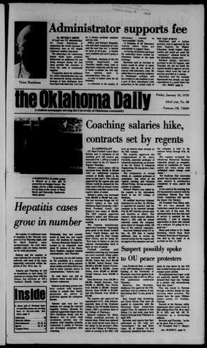 The Oklahoma Daily (Norman, Okla.), Vol. 62, No. 88, Ed. 1 Friday, January 16, 1976