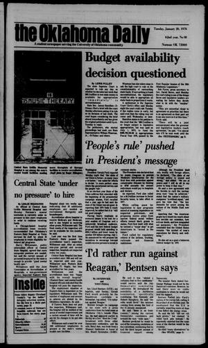The Oklahoma Daily (Norman, Okla.), Vol. 62, No. 90, Ed. 1 Tuesday, January 20, 1976
