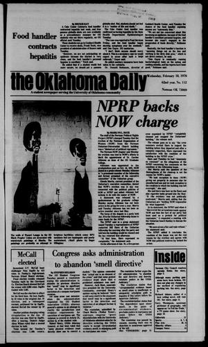 The Oklahoma Daily (Norman, Okla.), Vol. 62, No. 112, Ed. 1 Wednesday, February 18, 1976