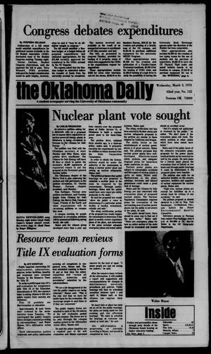 The Oklahoma Daily (Norman, Okla.), Vol. 62, No. 122, Ed. 1 Wednesday, March 3, 1976