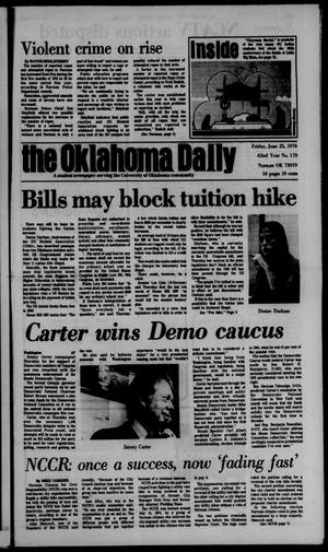 The Oklahoma Daily (Norman, Okla.), Vol. 62, No. 179, Ed. 1 Friday, June 25, 1976