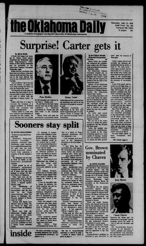The Oklahoma Daily (Norman, Okla.), Vol. 62, No. 193, Ed. 1 Thursday, July 15, 1976