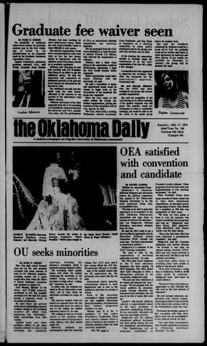 The Oklahoma Daily (Norman, Okla.), Vol. 62, No. 195, Ed. 1 Saturday, July 17, 1976