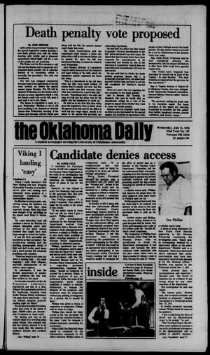 The Oklahoma Daily (Norman, Okla.), Vol. 62, No. 197, Ed. 1 Wednesday, July 21, 1976