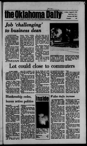 The Oklahoma Daily (Norman, Okla.), Vol. 63, No. 2, Ed. 1 Friday, August 27, 1976