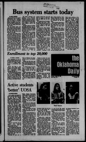 The Oklahoma Daily (Norman, Okla.), Vol. 63, No. 4, Ed. 1 Monday, August 30, 1976