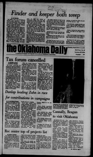 The Oklahoma Daily (Norman, Okla.), Vol. 63, No. 17, Ed. 1 Tuesday, September 21, 1976