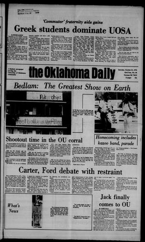 The Oklahoma Daily (Norman, Okla.), Vol. 63, No. 44, Ed. 1 Saturday, October 23, 1976
